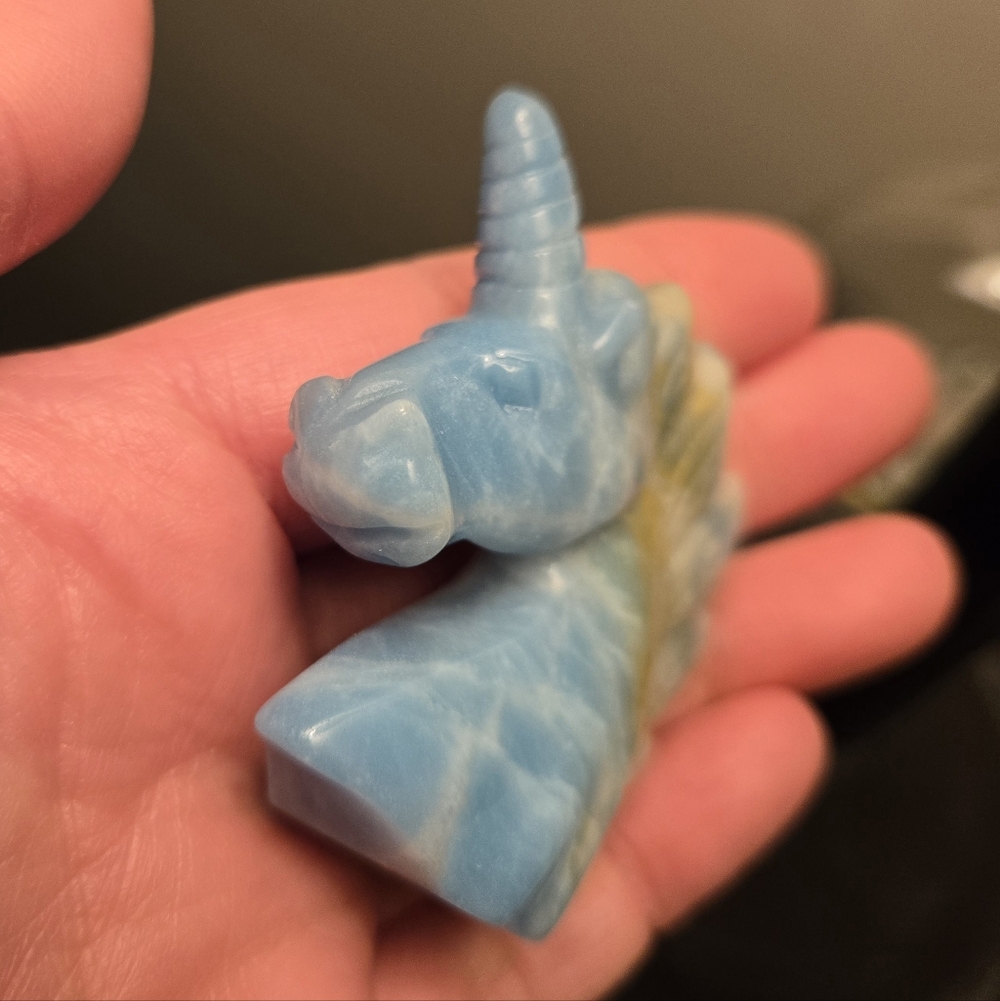 Asian Amazonite Unicorn - Picture 7 of 9